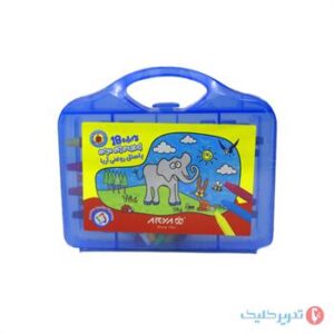 پاستل 18 رنگ طلقی آریا